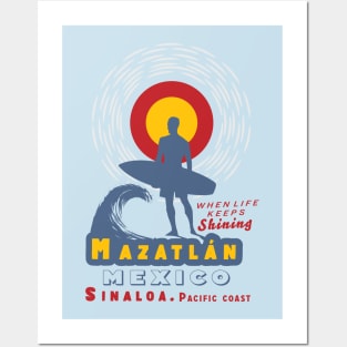 Mazatlan mexico Surf Posters and Art